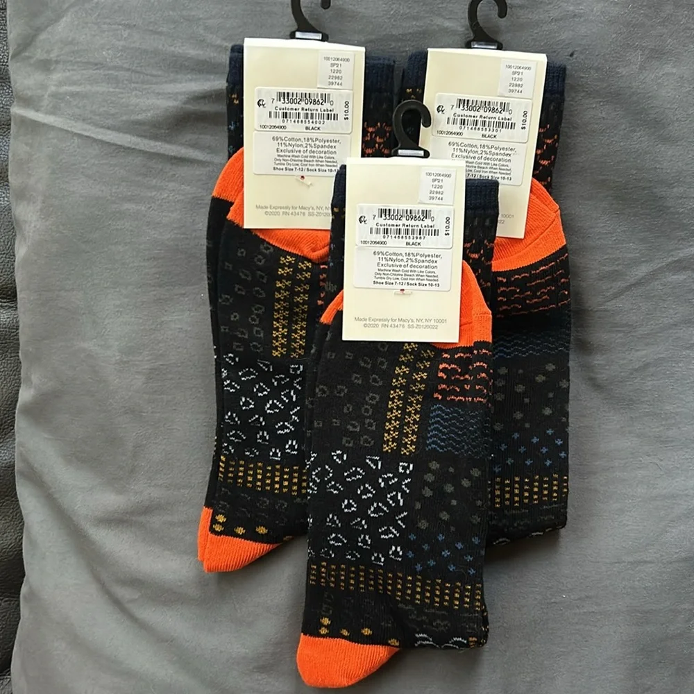 Sun + Stone 3 pairs crew socks - Picture 2 of 2